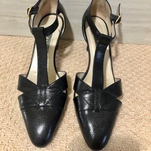 Bally Deco kitten heel shoe